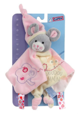  baby comforter mouse pink beige apple 